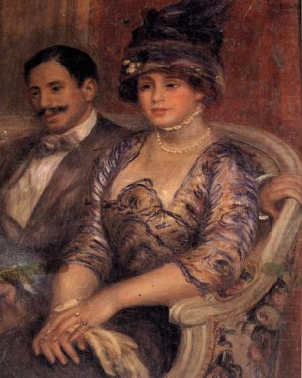 Pierre Renoir M and Mme Bernheim de Villers china oil painting image